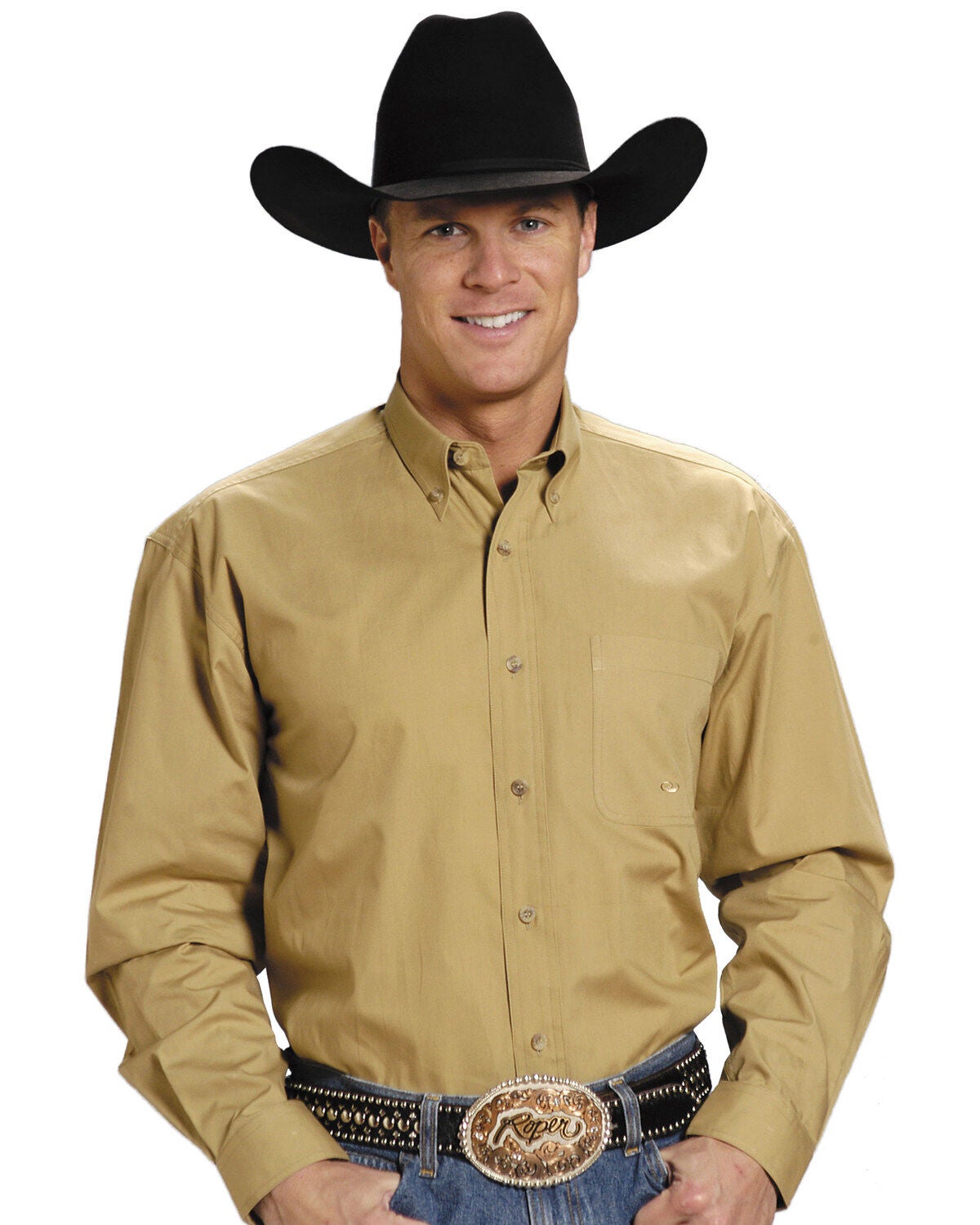 Image #1 - Roper Amarillo Collection Men's Shirt, , hi-res