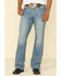Cody James Men's Hamshackle Light Wash Stretch Relaxed Boot Jeans , Blue, hi-res