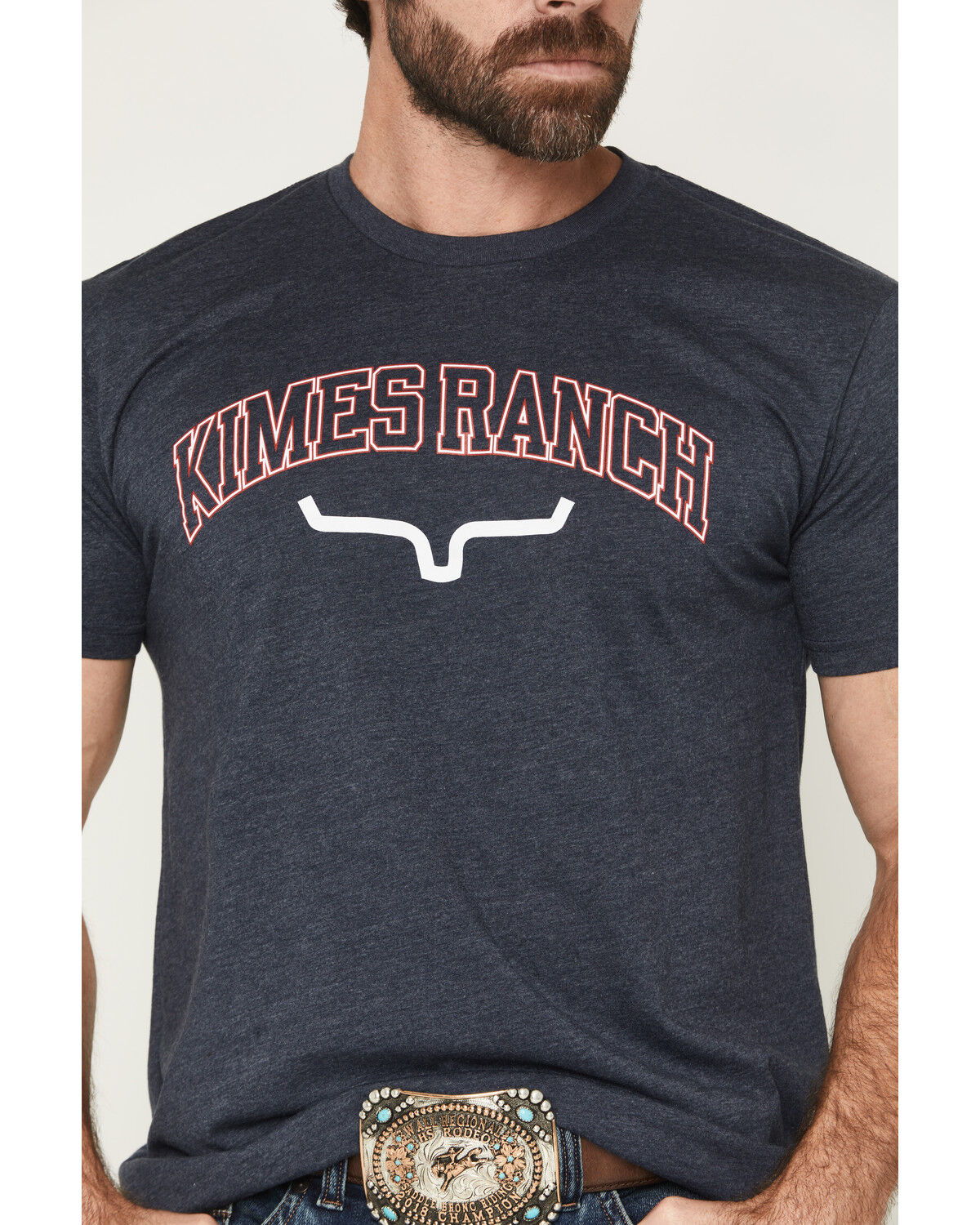 Image #3 - Kimes Ranch Men's University Short Sleeve Graphic T-Shirt, Dark Blue, hi-res