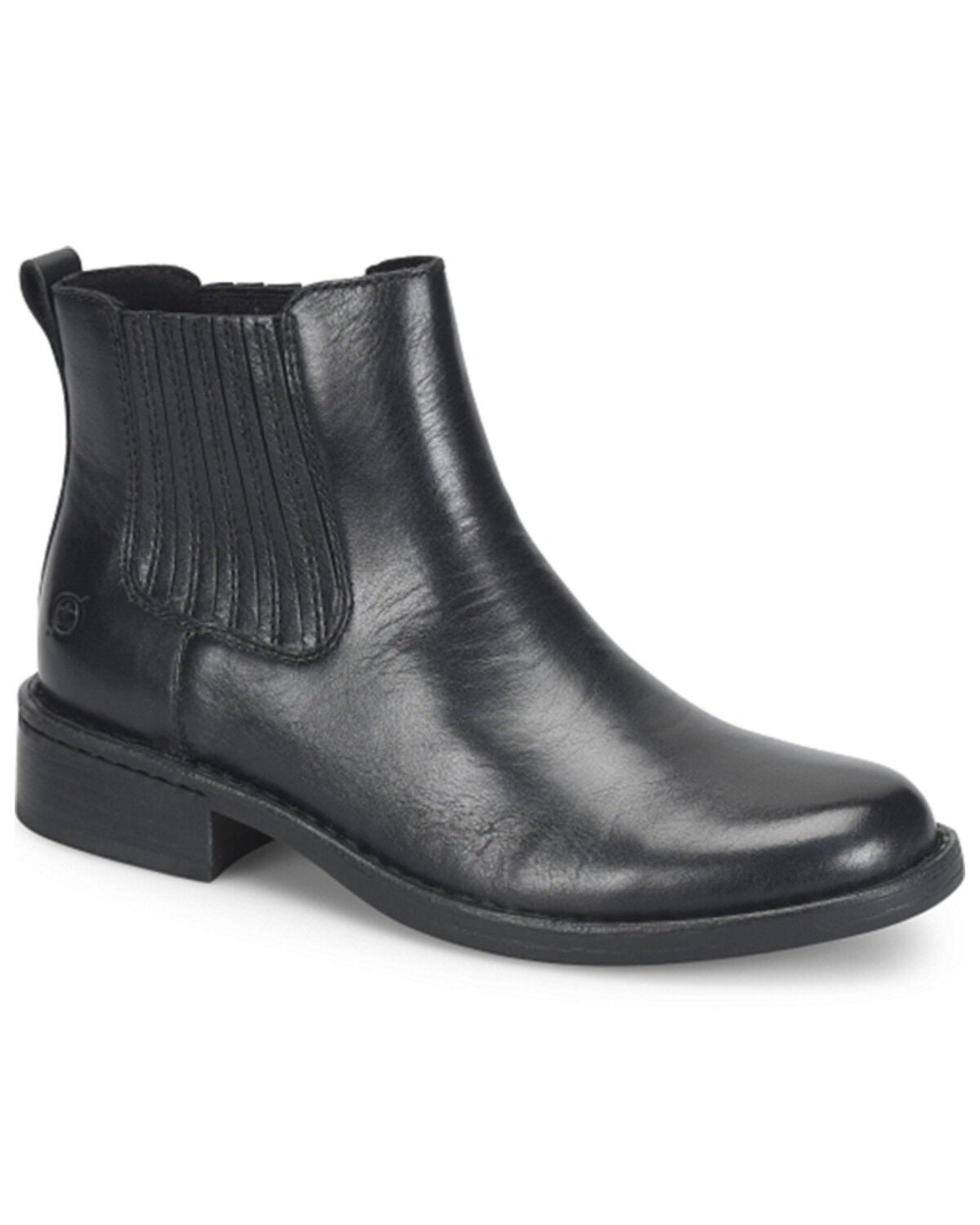 Image #1 - Born Women's Cici Chelsea Booties - Round Toe, Black, hi-res