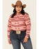 Image #1 - Ariat Women's Adorable Serape Print Long Sleeve Snap Western Core Shirt - Plus, , hi-res