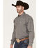 Ariat Men's Pro Series Wiley Stretch Classic Fit Long Sleeve Button Down Shirt, Black, hi-res