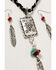 Shyanne Women's Wild Soul Feather Pendant Set, Silver, hi-res