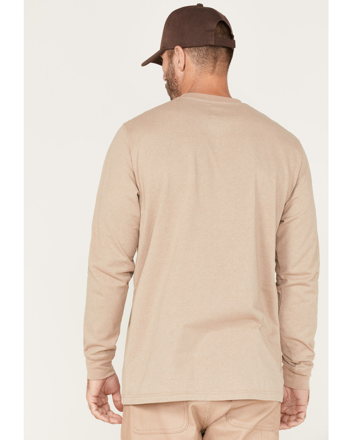 Image #4 - Hawx Men's Forge Work Pocket T-Shirt, Natural, hi-res