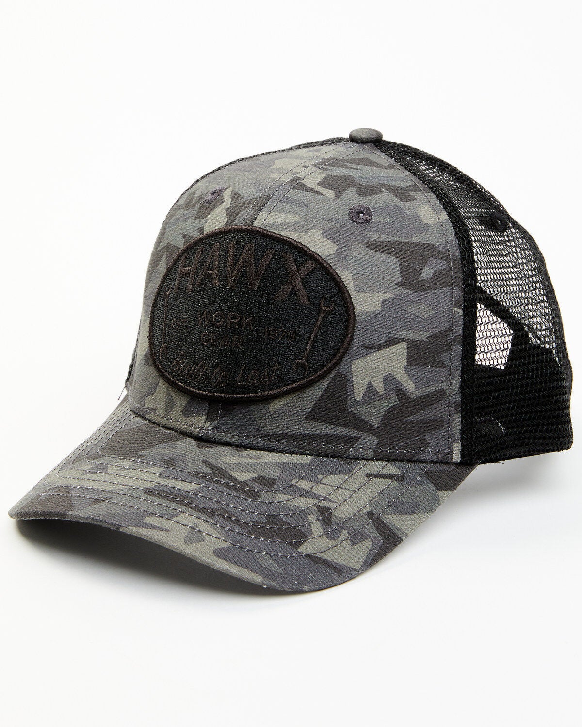 Hawx Men's Camo Print Oval Patch Ball Cap, Camouflage, hi-res