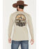 Image #1 - Cody James Men's Cowboy Sunset Long Sleeve Graphic T-Shirt, Tan, hi-res