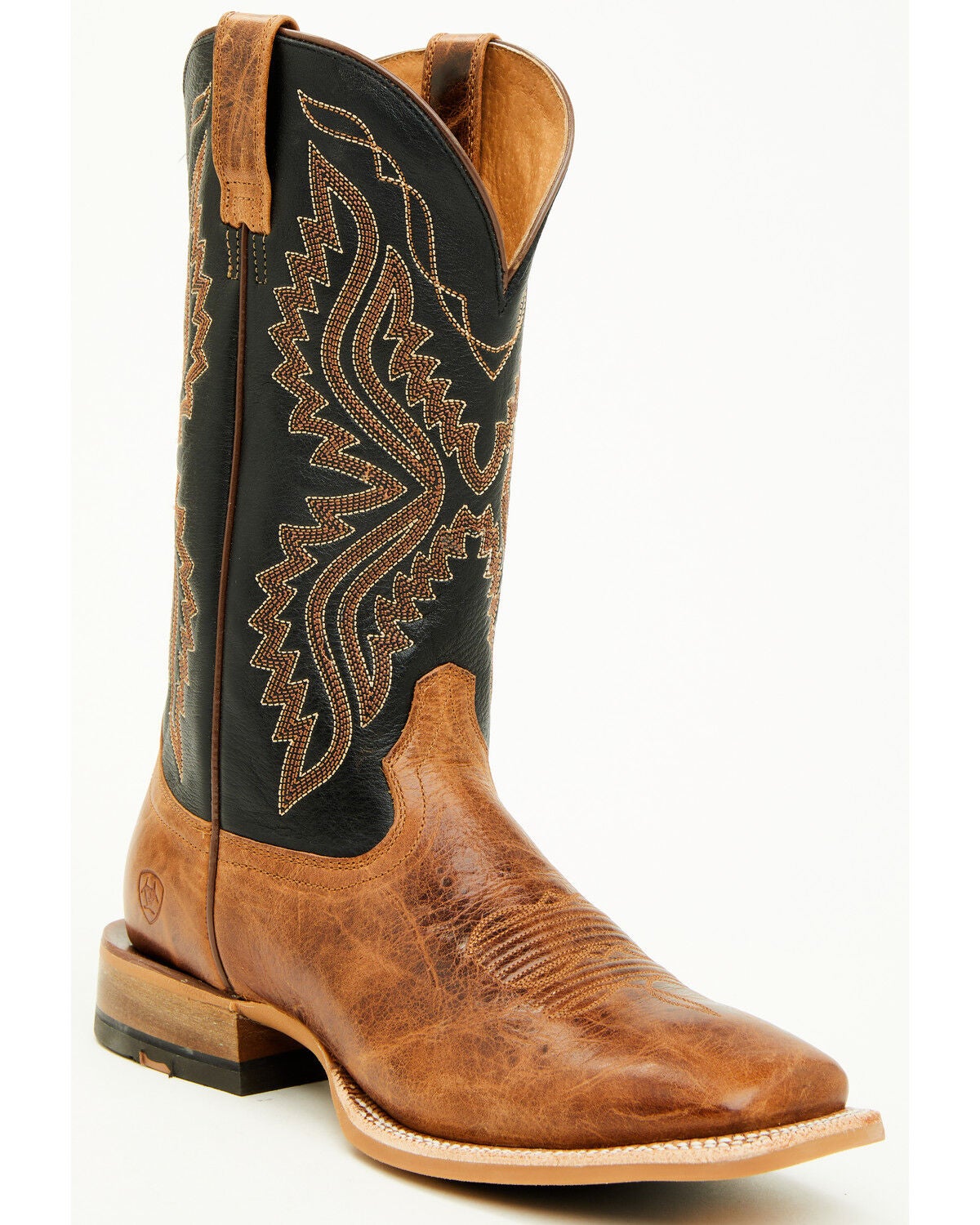 Ariat Men's Baxter Western Boots - Broad Square Toe, Tan, hi-res