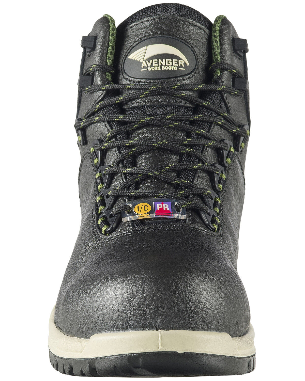 Image #5 - Avenger Men's Breaker Work Boots - Composite Toe, Black, hi-res