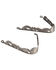 Image #1 - Johnny Ringo Men's Nickel Etched Toe Tip, Silver, hi-res
