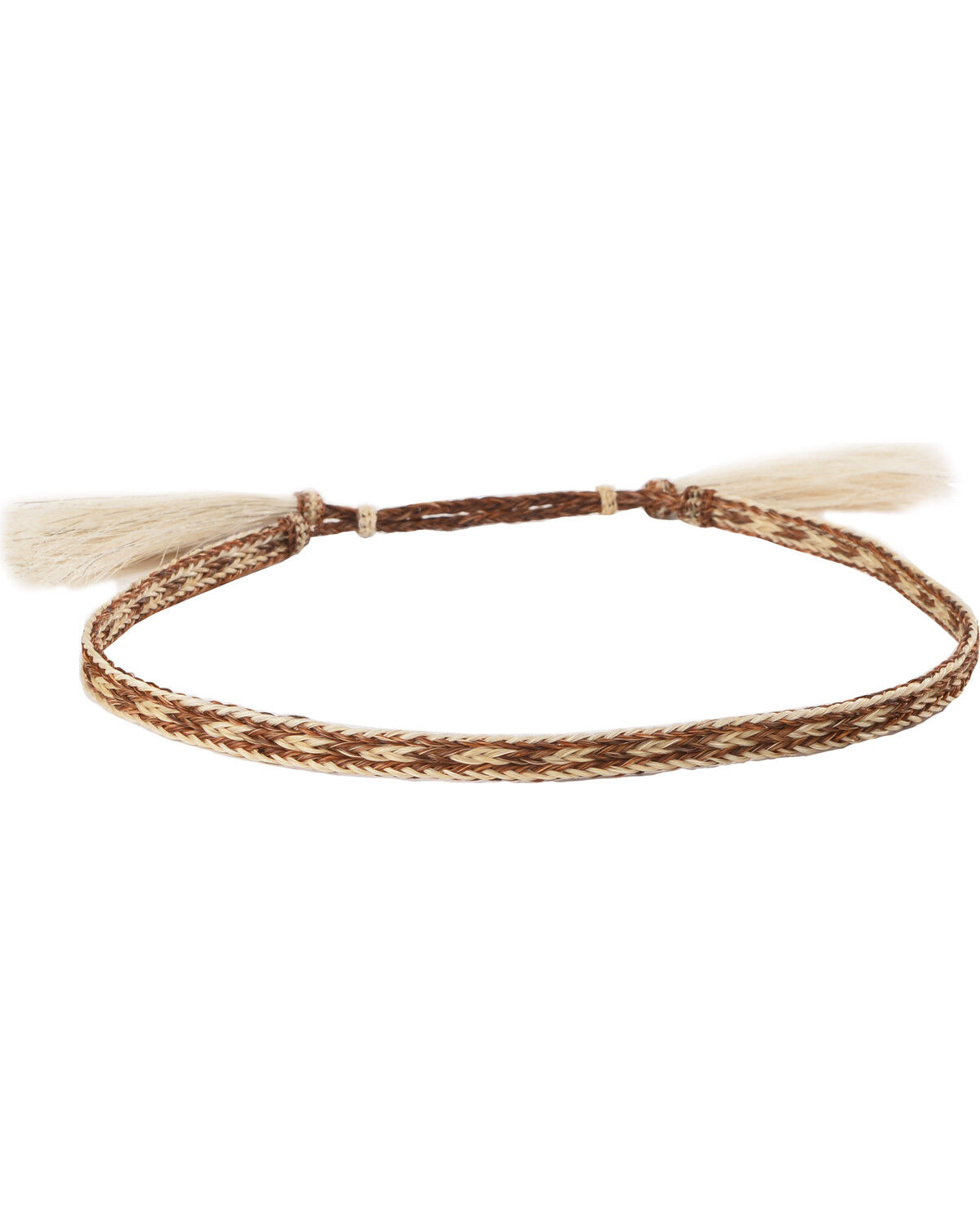 Image #1 - Cody James Men's Braided Horsehair Hat Band, Brown, hi-res