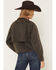 Image #4 - Stoosh Women's Acid Wash Snap Barn Jacket, Black, hi-res