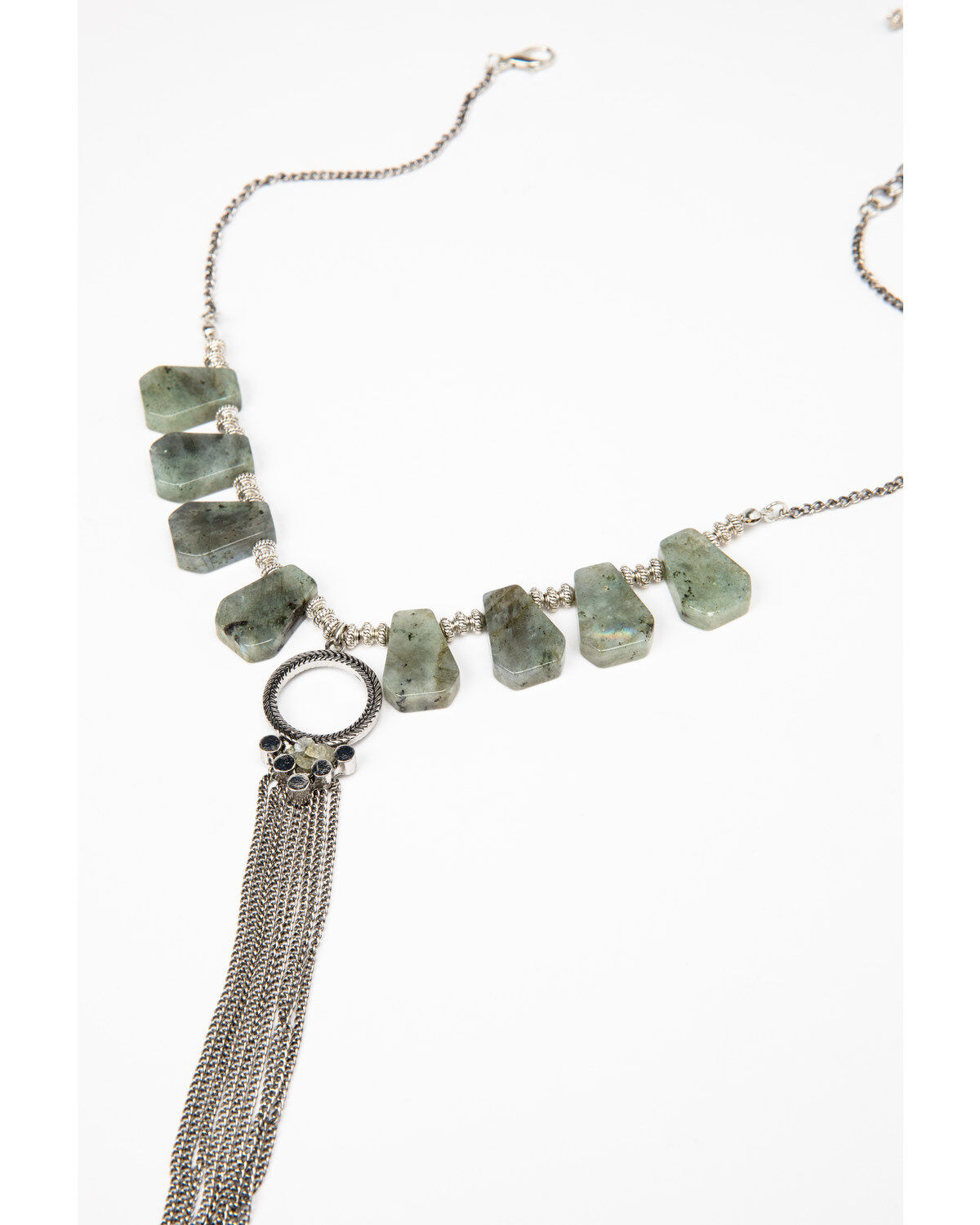 Image #1 - Idyllwind Women's Tumbling Like Tumbleweeds Fringe Necklace, Silver, hi-res