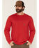 Image #2 - Ariat Men's Rebar Workman Reflective Flag Long Sleeve T-Shirt, Red, hi-res
