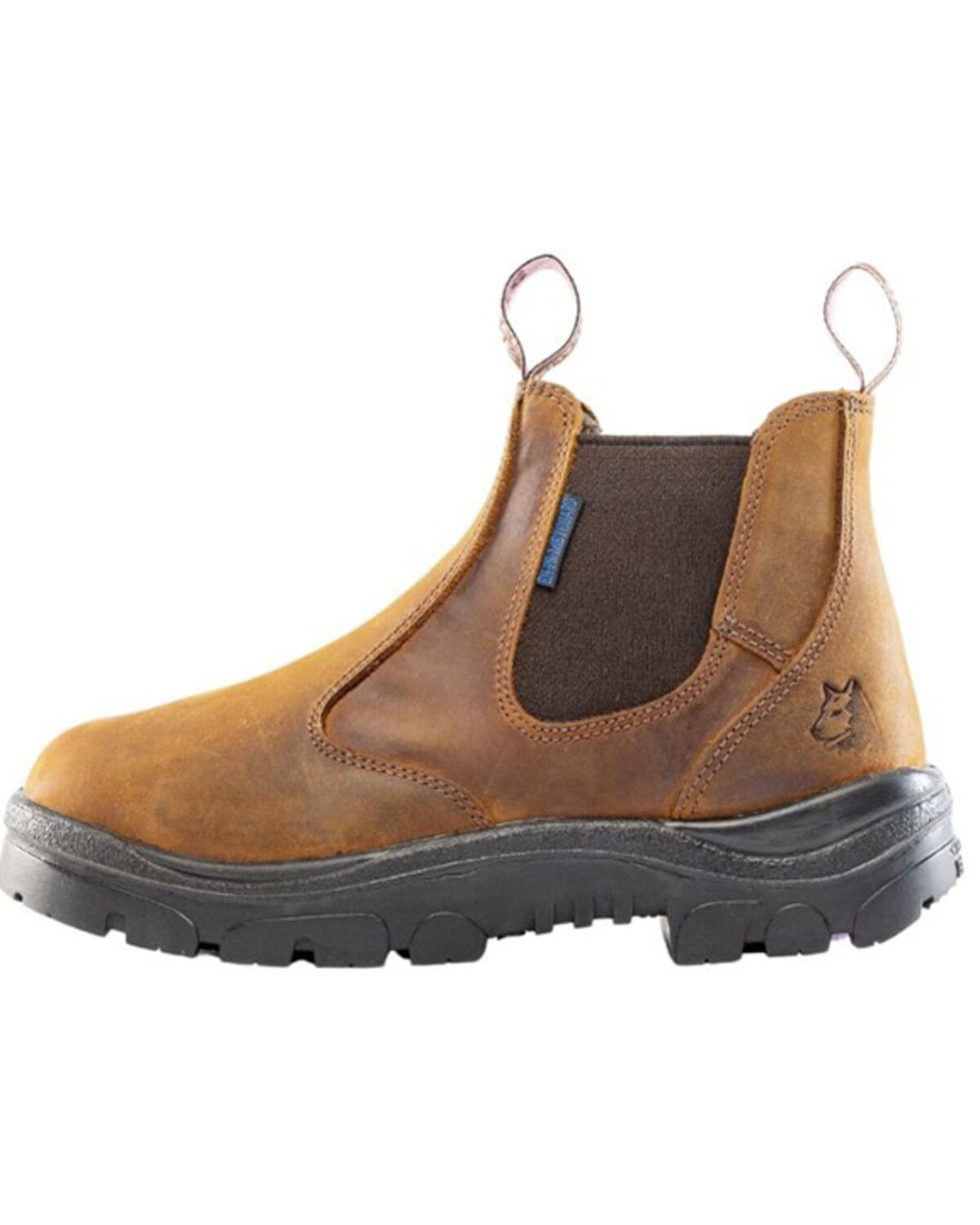 Image #3 - Steel Blue Women's Hobart PR Met Pull-On Work Boots - Steel Toe, Brown, hi-res