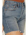 Image #2 - Levi's Women's 501® Dark Wash High Rise Mid Thigh Stretch Denim Shorts, Dark Wash, hi-res