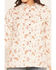 Image #3 - Ely Walker Women's Boot Barn Exclusive Western Conversational Print Sherpa Lined Flannel Shacket, Cream, hi-res