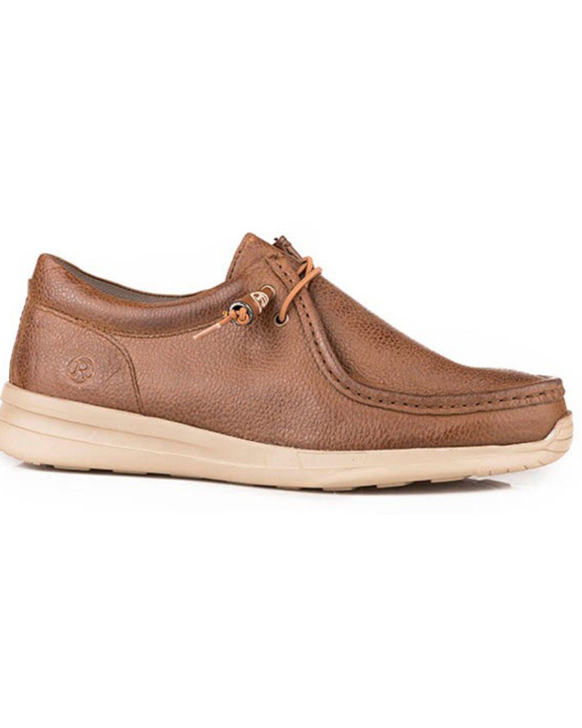 Roper Men's Chillin Low Chukka Shoes - Moc Toe, Brown, hi-res