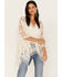 Image #1 - Shyanne Women's Lace Tassel Poncho, Ivory, hi-res