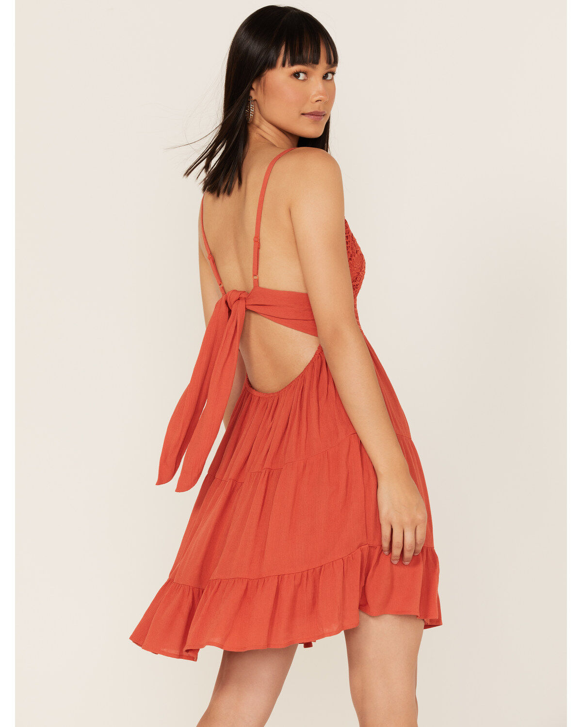 Image #4 - Tempted Women's Crochet Top Sleeveless Mini Dress, , hi-res