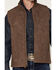 Image #3 - Ariat Men's Vernon Softshell Vest, Brown, hi-res