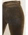 Image #4 - Shyanne Women's Celeste High Rise Flocked Bootcut Denim Jeans, Olive, hi-res