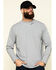 Image #1 - Ariat Men's FR Baselayer Long Sleeve Work T-Shirt, Silver, hi-res