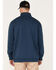 Hawx Men's 1/4 Zip Fleece Pullover, Dark Blue, hi-res