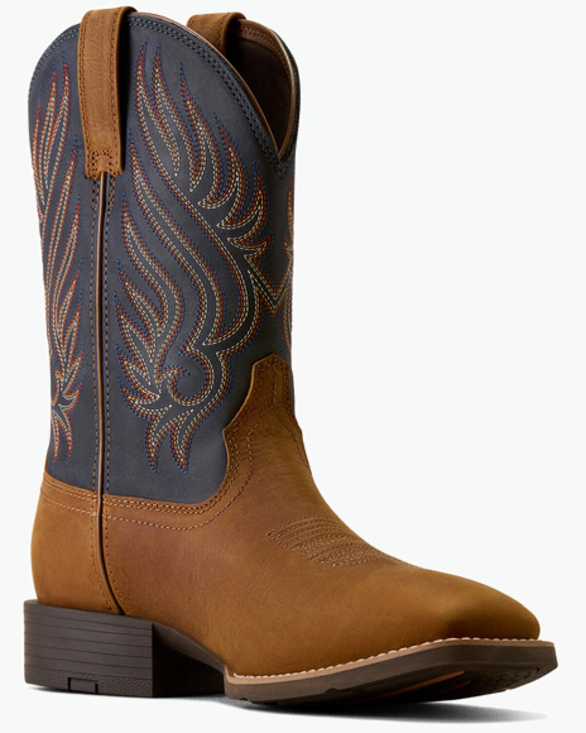 Image #1 - Ariat Men's Sport Riggs Waterproof Performance Western Boots - Broad Square Toe, Brown, hi-res