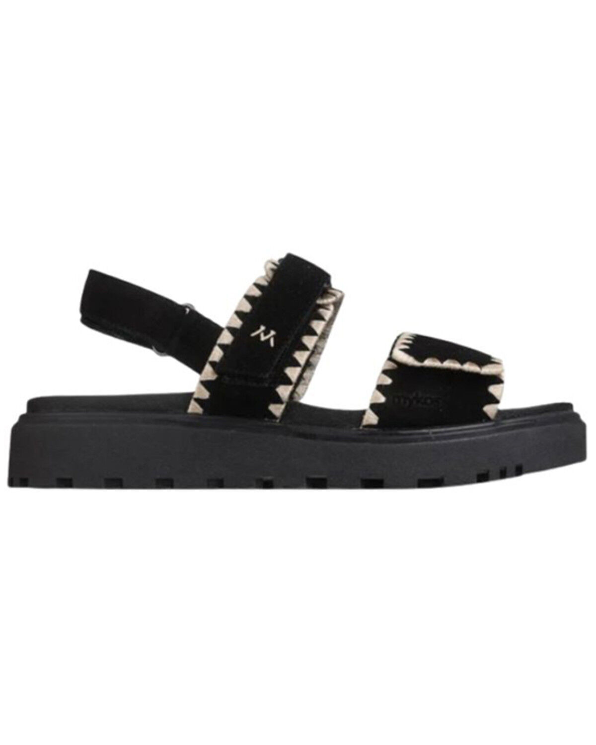 Image #2 - Mykos Women's Ciara Hook & Loop Sandals, Black, hi-res