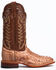 Image #4 - Tony Lama Men's San Saba Full Quill Ostrich Exotic Boots, Chocolate, hi-res