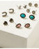 Image #2 - Shyanne Women's Cowgirl Earrings Set - 25 Piece, Silver, hi-res