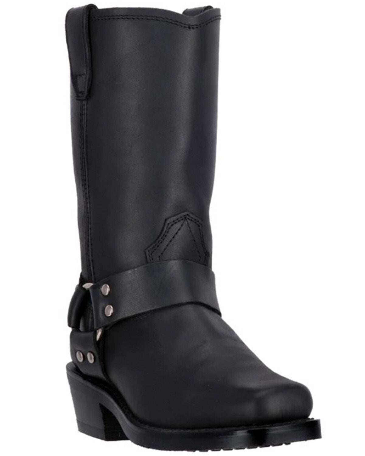 Dingo Women's Molly Harness Boots - Square Toe, Black, hi-res