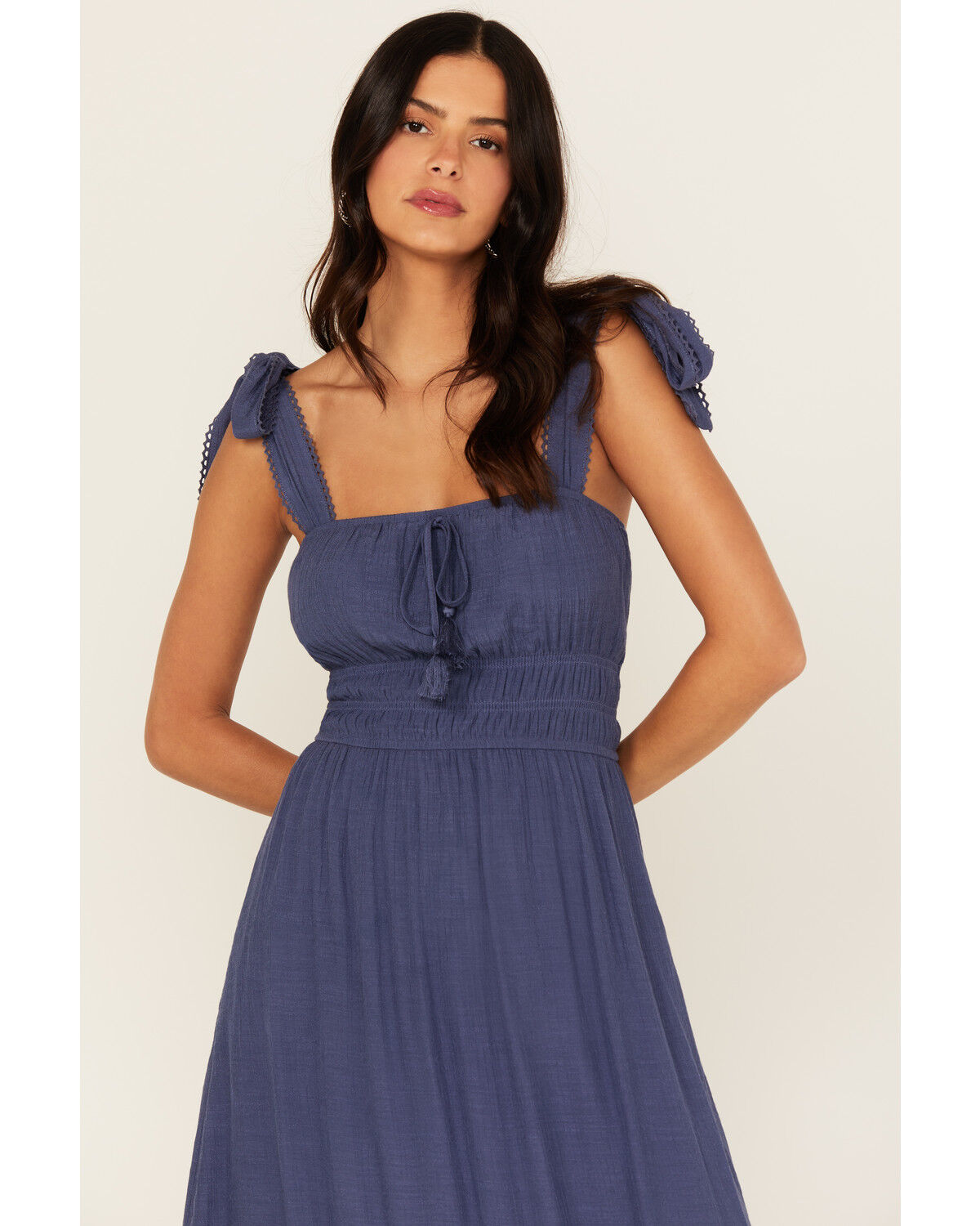 Product Name:  Trixxi Women's Smocked Waist Midi Dress