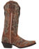 Laredo Women's Adrian 12" Wide Calf Western Boots - Snip Toe, Tan, hi-res