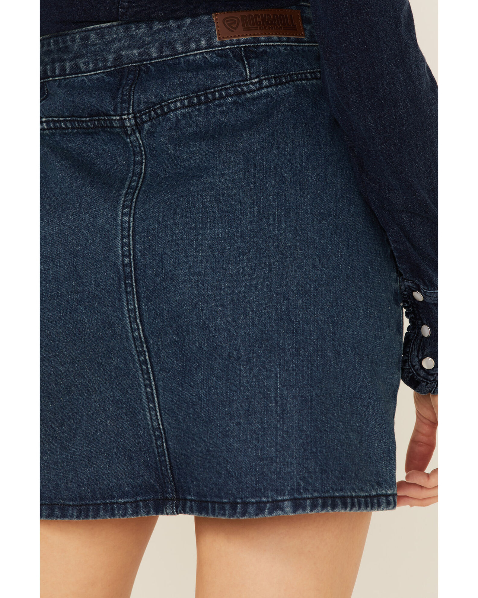 Western denim mini skirts new arrivals