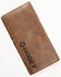 Hooey Men's Brown Hooey Logo Laser Cut Southwest Print Rodeo Wallet, Brown, hi-res