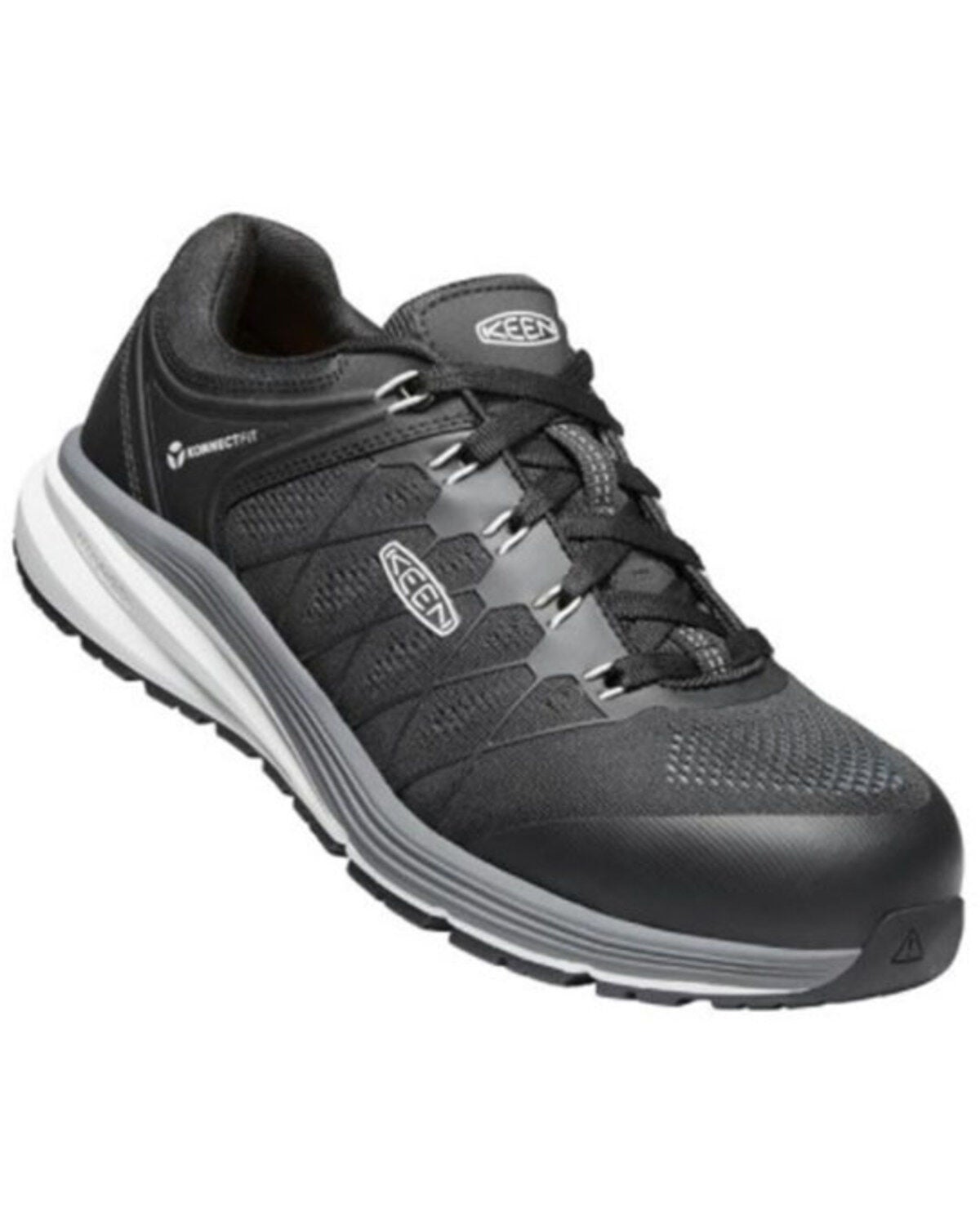 Keen Men's Vista Energy Work Shoes - Carbon Toe, Black, hi-res