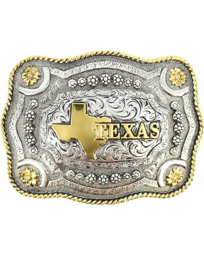 Cody James® Dual-Tone Texas Buckle, Multi, hi-res