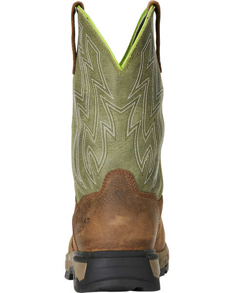 Image #5 - Ariat Men's Rebar Flex Waterproof Western Boots, Tan, hi-res