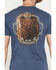 Image #4 - Cody James Men's Whiskey Barrel Logo Short Sleeve Graphic T-Shirt, Navy, hi-res