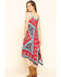 Image #2 - Bila Women's Border Print Hanky Hem Slip Dress, , hi-res