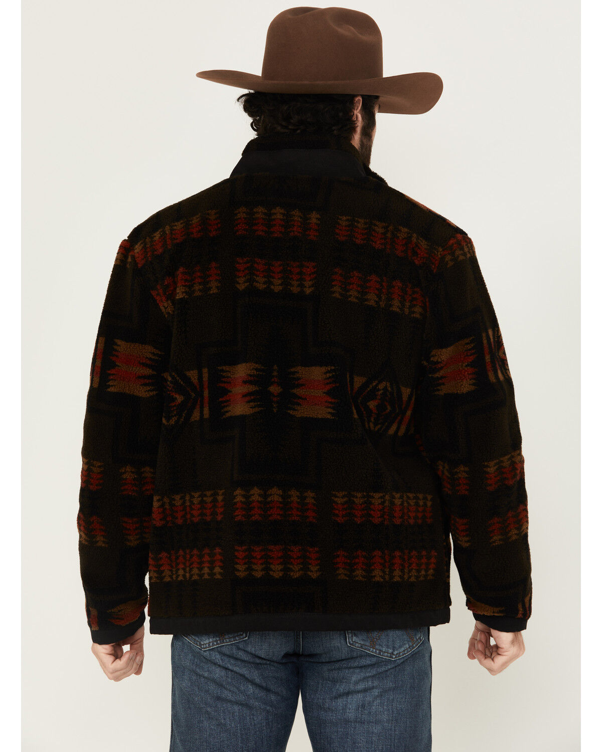 Neighborhood x Pendleton Check Boa Jacket in Blue Neighborhood