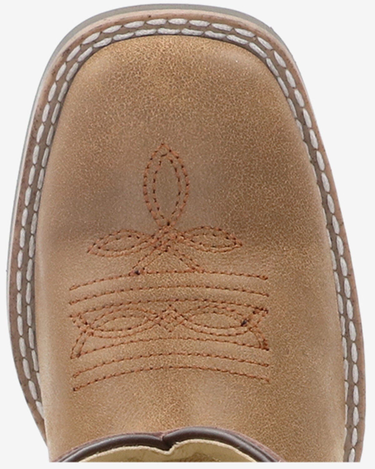 Image #5 - Smoky Mountain Little Boys' Adobe Performance Western Boots - Broad Square Toe, Brown, hi-res