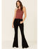 Image #2 - Rock & Roll Denim Women's Rust Studded Ribbed Tank Top, Rust Copper, hi-res
