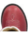 Image #5 - Smoky Mountain Toddler Girls' Hopalong Western Boots - Round Toe, Red, hi-res