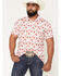 Image #1 - Rock & Roll Denim Men's Game Day Short Sleeve Snap Polo, White, hi-res