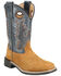 Image #1 - Smoky Mountain Little Boys' Tex Western Boots - Broad Square Toe, Tan, hi-res