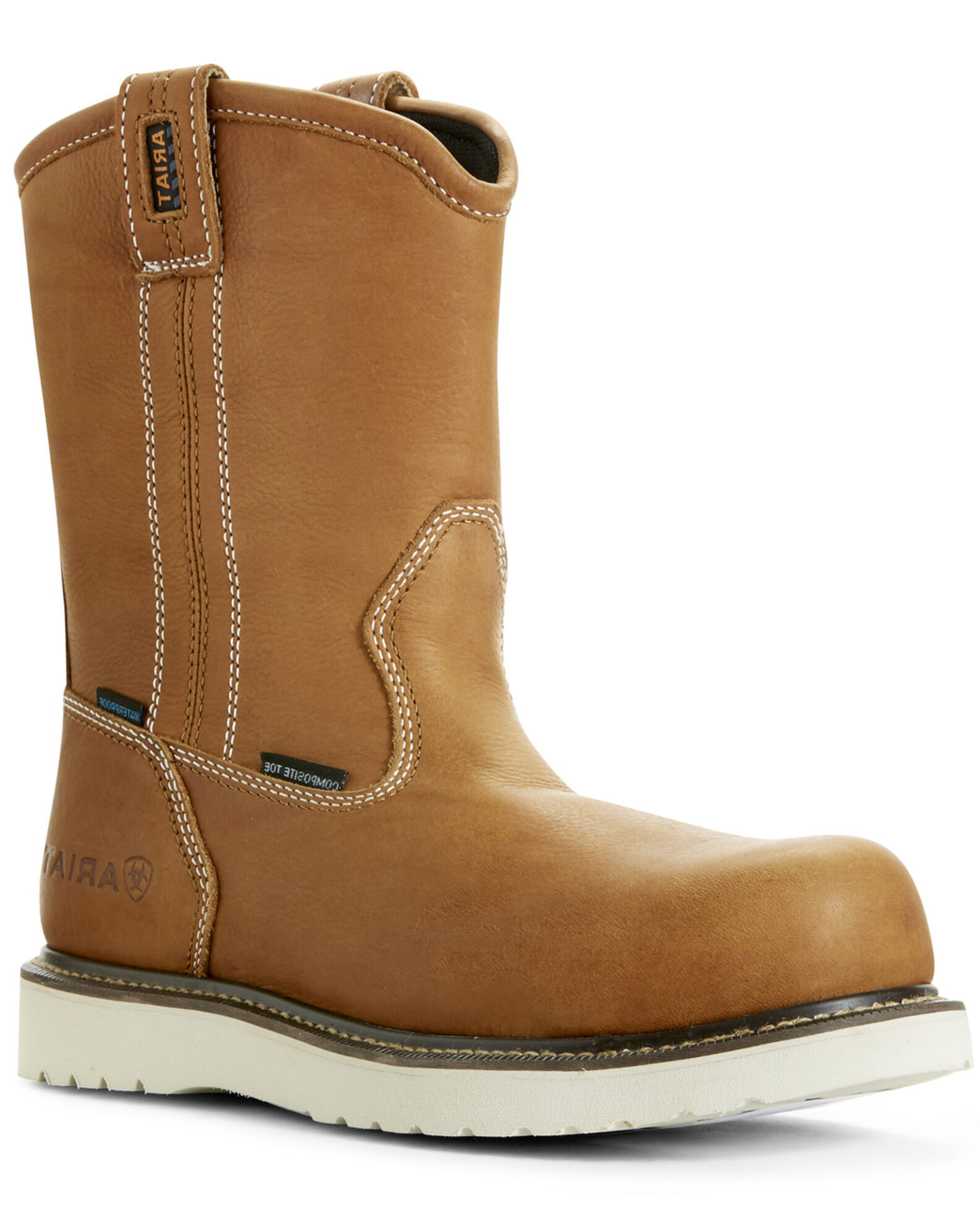 Ariat rebar top wedge pull on