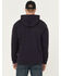 Image #4 - Ariat Men's FR Rev Full Zip Work Hooded Jacket, Navy, hi-res
