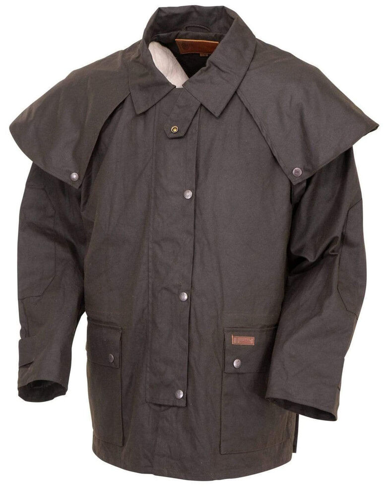 Outback Unisex Short Oilskin Jacket Boot Barn